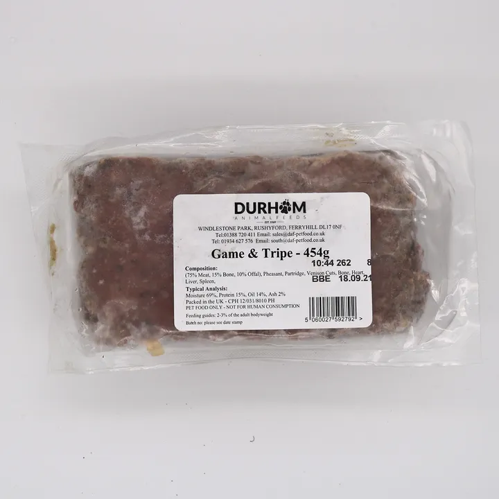 Game and Tripe Mince