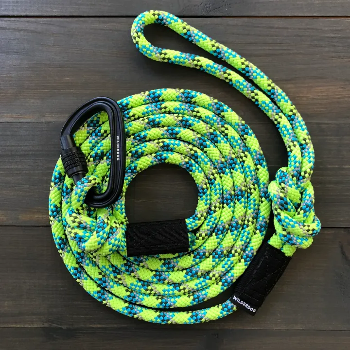Lime Reflective Small Carabiner Lead